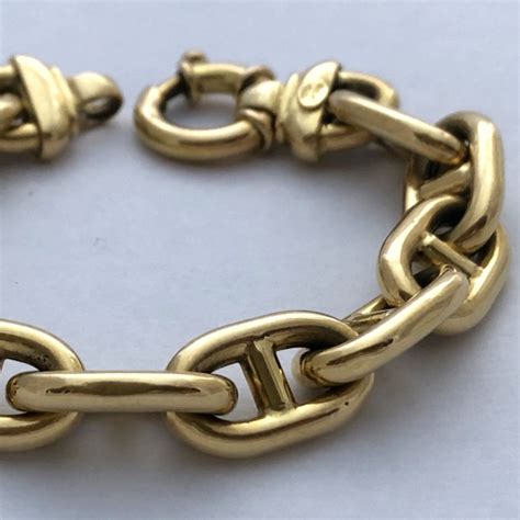 bracelet hermes maille marine|Hermes bracelets for sale.